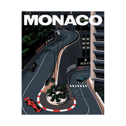 Monaco F1 Poster