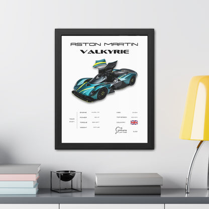 Aston Martin Valkyrie Framed Poster