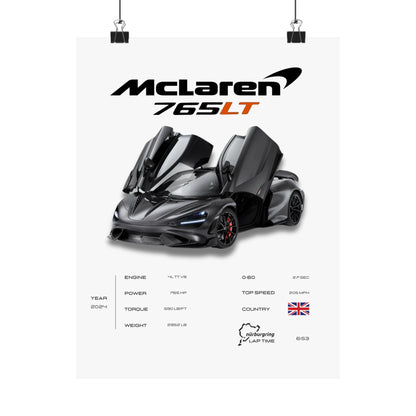 McLaren 765LT Poster