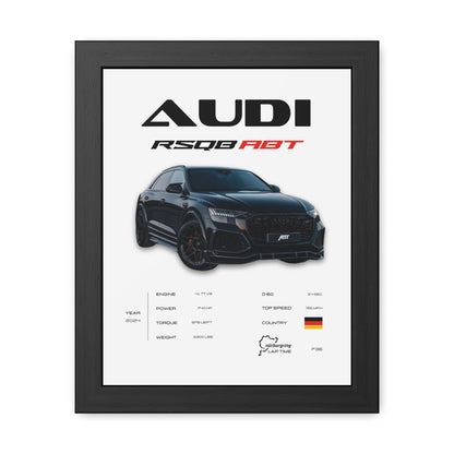 Audi RSQ8 Framed Poster