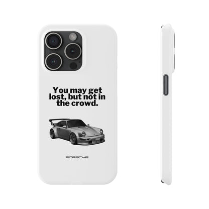 Lost In The Crowd iPhone Case - White