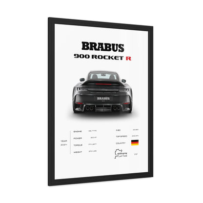 Brabus 900 Rocket R Framed Poster