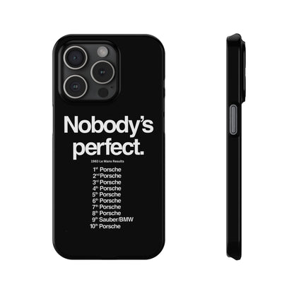 Nobody's Perfect Porsche iPhone Case