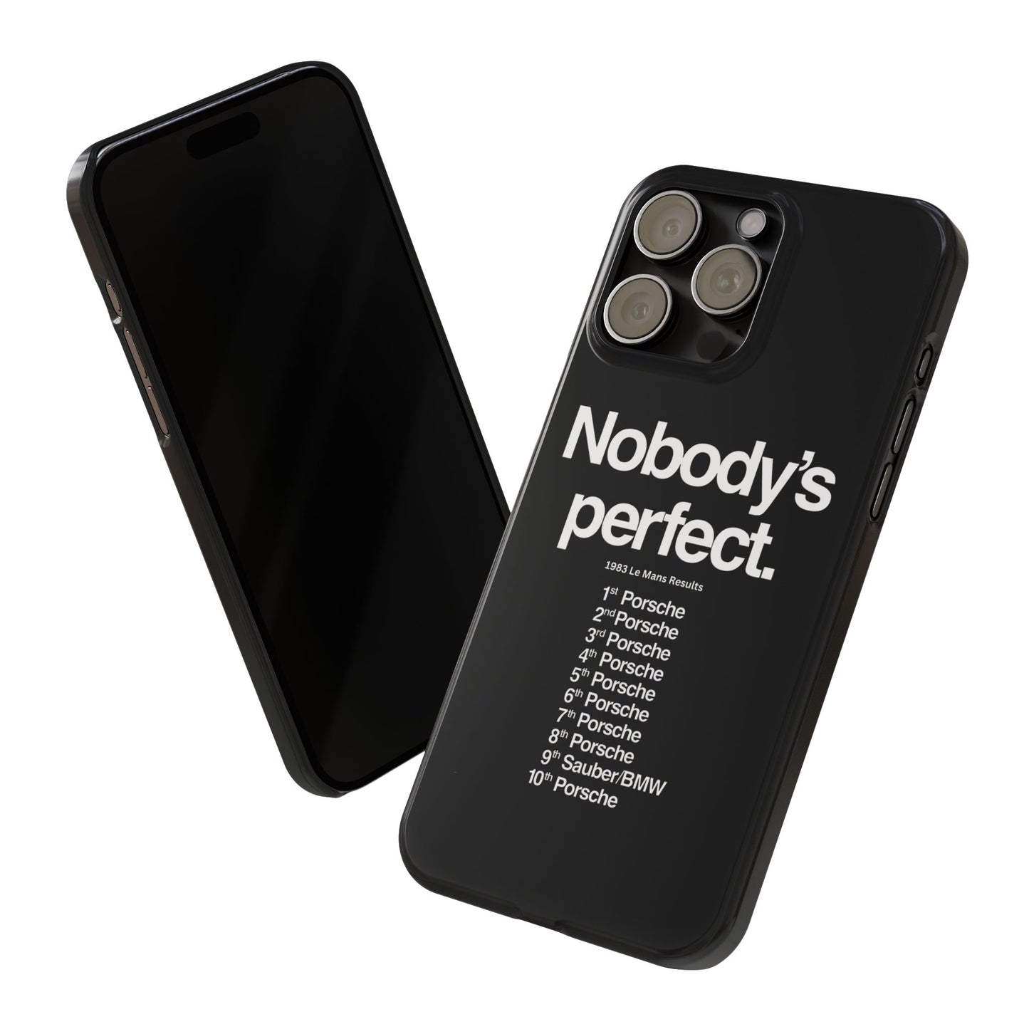 Nobody's Perfect Porsche iPhone Case