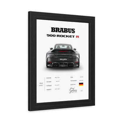 Brabus 900 Rocket R Framed Poster