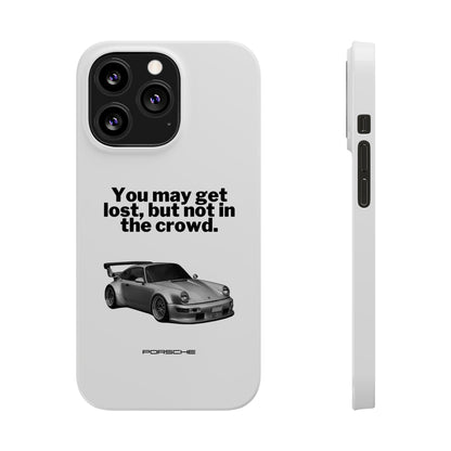 Lost In The Crowd iPhone Case - White