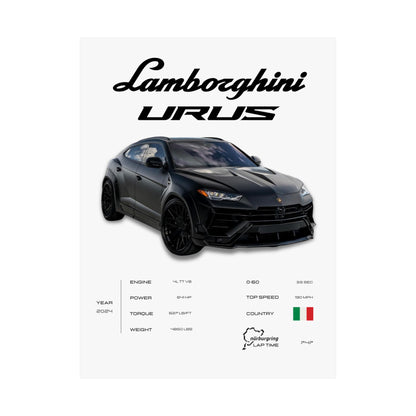 Lamborghini Urus Poster