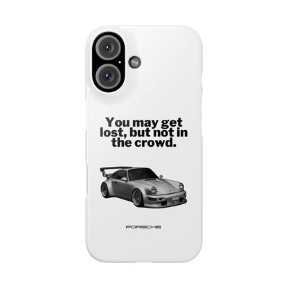 Lost In The Crowd iPhone Case - White