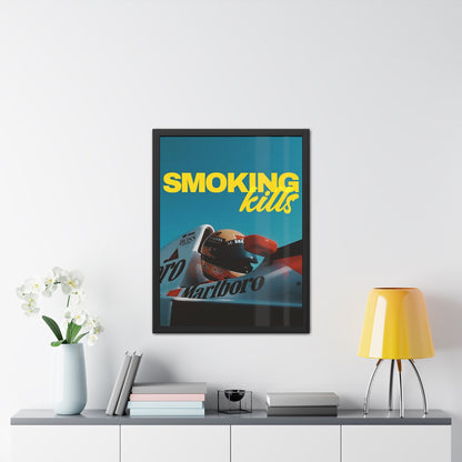 Smoking Kills Malboro Framed Poster