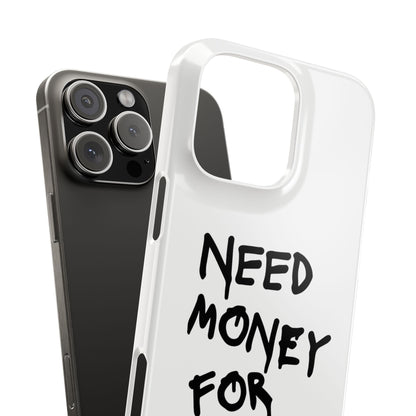 Need Money for Porsche iPhone Case White